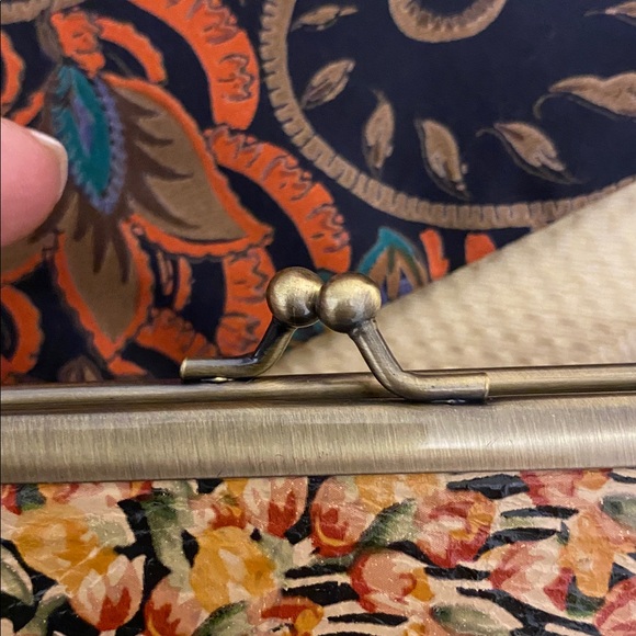 Patricia Nash Floral Print Clutch Bag, minimal wear - Picture 7 of 11